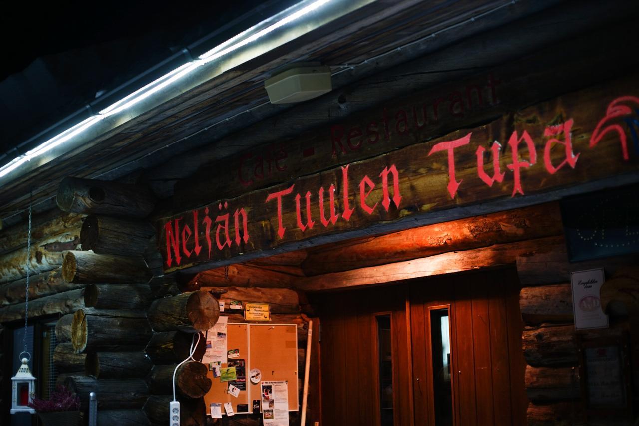 Neljaen Tuulen Tupa Bed and Breakfast Kaamanen Exteriör bild