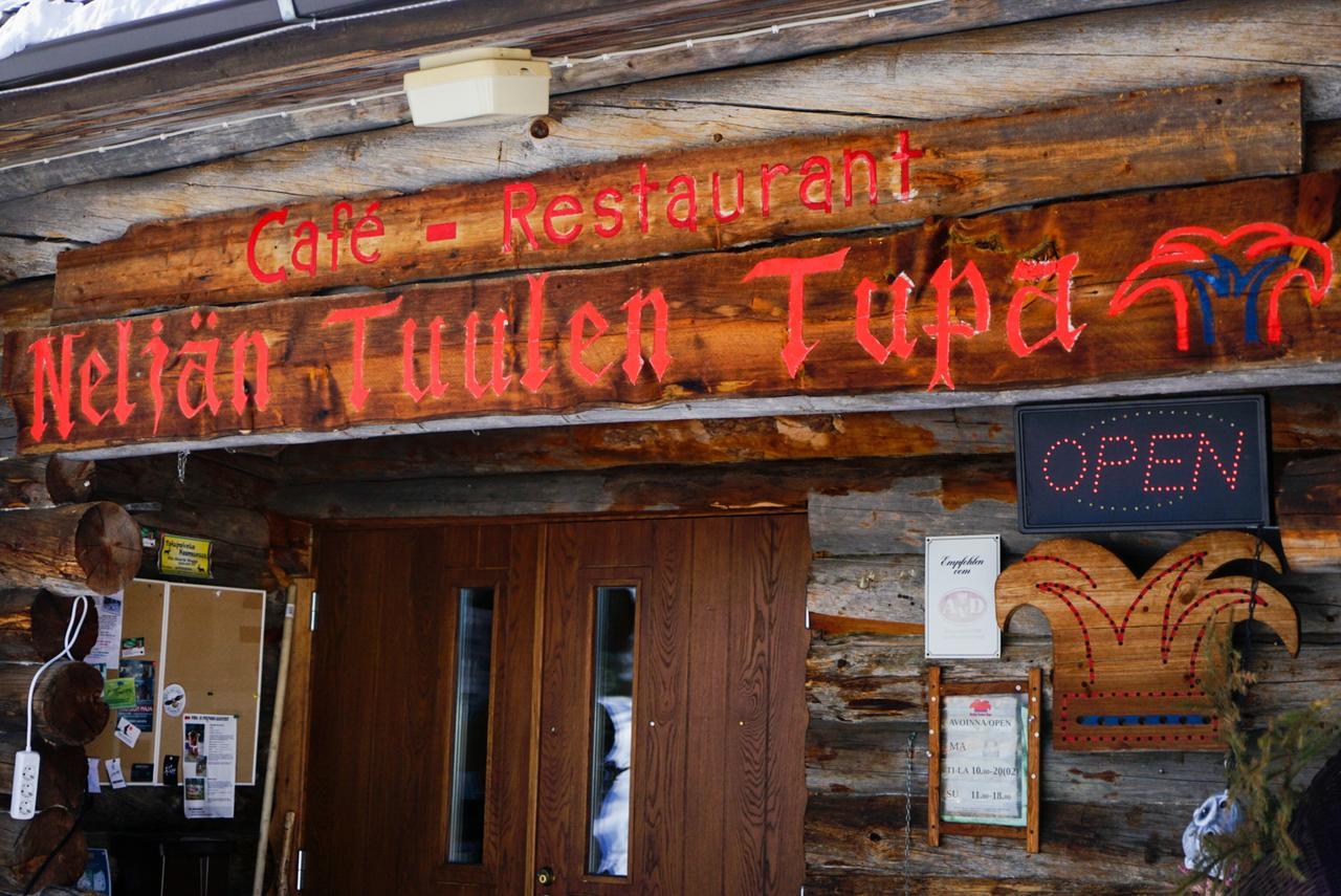 Neljaen Tuulen Tupa Bed and Breakfast Kaamanen Exteriör bild